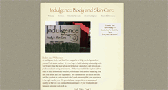 Desktop Screenshot of indulgencebodyandskincare.com
